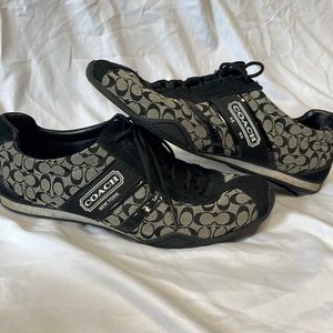 Coach shoes size 8.5 worn a few times but still have lots of life left in them.